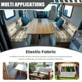 thumbnail image 3 of FOR U DESIGNS Wolf Amercian Tribal Pattern 2 Pcs RV Dinette Cushion Covers Anti-Slip Camper Cushion Slipcover Stretch 2 Seat Sofa Chair Cover 1 Backrest Covers and 1 Bench Covers, 3 of 7
