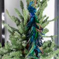 thumbnail image 3 of Christmas Tree Simulated Three-dimensional Peacock Hanging Decoration with Clip Realistic Peacock Ornament Holiday Decor, 3 of 5