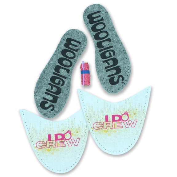 DIY Slipper Kit for Adults – Easy Relaxing Craft, Cozy Gift – I Do Crew – 11/12