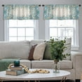 thumbnail image 4 of LALILO Kitchen Curtain Valance Arabesque Ornamental Rod Pocket Window Curtain 52"x 18" Set of 2, 4 of 7
