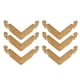 thumbnail image 4 of Protectores De Esquinas De Cajas, Esquinas De Cajas De Madera De 5 Cm, 10 Juegos Para Muebles ANGGREK Cobre, 4 of 8