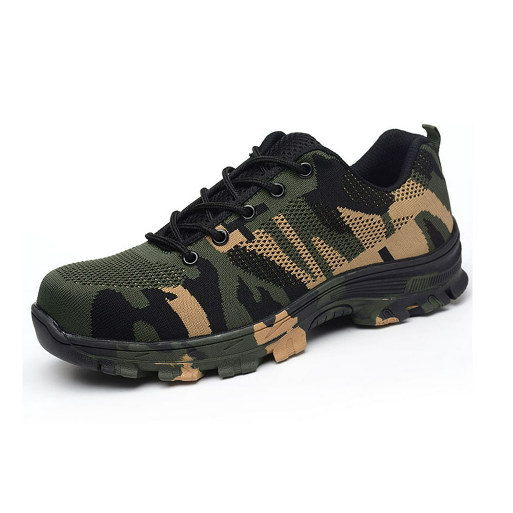 steel toe breathable work shoes