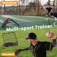 thumbnail image 6 of Basketball Rebounder Multi-Sport Training Rebound Net Basketball Return Attachment Suit for Soccer Ball Pickleball Baseball Passing Shooting Practice, 6 of 17