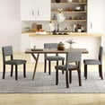 thumbnail image 6 of Costway Wooden Dining Chair Set of 2 with Acacia Wood Frame Padded Seat & Back Home, 6 of 10