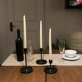 thumbnail image 6 of 10-Key Remote with Taper Candles Flickering Battery Operated Led Warm Wick Light Window Candles Real Wax Christmas Wedding Decor, 6 of 9