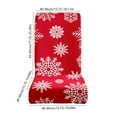 thumbnail image 3 of Hiroekza Christmas Decorations Christmas Dining Room Chair Covers Stretch Chair Slipcovers Protector Washable Kitchen Chair Cover for Dining Room Christmas Decor Holiday Party Chair Cover, 3 of 5