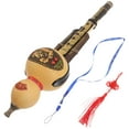 thumbnail image 1 of Miangastore 1 Set Traditional Cucurbit Flute Ethnic Musical Instrument Chinese Traditional Instrument, 1 of 8