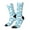 2 Black-2, variant on Blue Snake Print Adult Socks for Men & Women,Calf Socks, Ankle Socks,Boots Socks,Breathable Casual Sock,Unisex Crew Socks