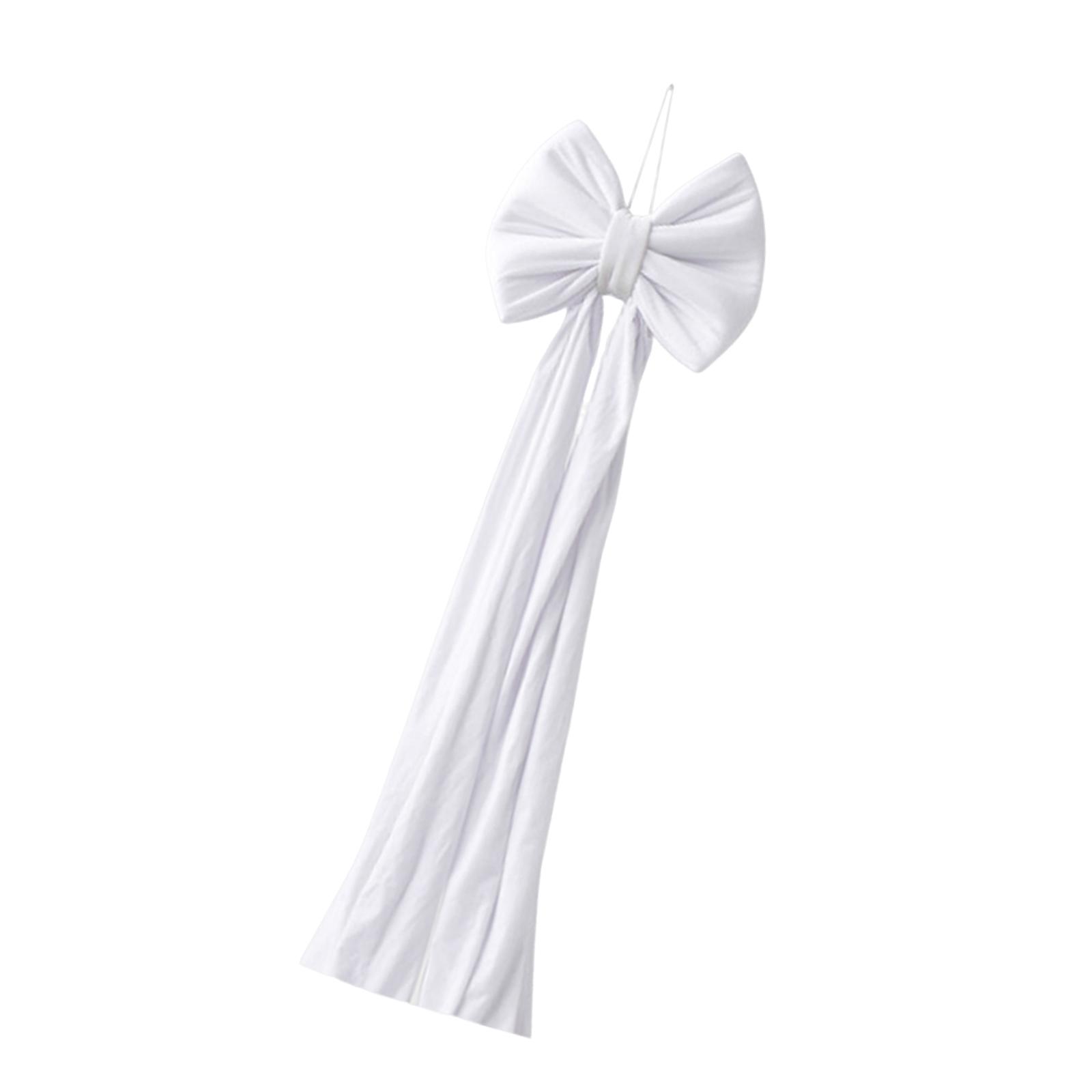 Tree Topper Bow Giant Velvet Christmas Bow Extra Large Size for Outdoor Pillar Home Room Ornament