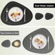 thumbnail image 3 of Faux Leather Heat Resistant Placemats - Washable Wipeable PU Place Mats with Coasters, Waterproof Oil-Proof Place Mats for Indoor & Outdoor Table Mats, 3 of 4