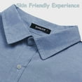 thumbnail image 5 of Thrilos Shirts for Men Denim Long Sleeve Shirts Button Down Regular Fit Shirt LightWeight Casual Shirts, 5 of 7