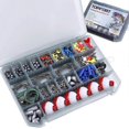 thumbnail image 1 of 187/230pcs Fishing Accessories Kit, Including Jig Hooks, Bullet Bass Casting Sinker Weights, Fishing Swivels Snaps, Sinker Slides, Fishing Set with Ta, 1 of 4