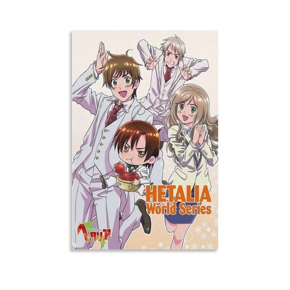 Anime Hetalia Axis Powers Poster Print (3) Wall Art Picture Painting Poster Canvas Print Posters Artworks Bedroom Living Room Decor 12x18inch(30x45cm)