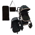 thumbnail image 1 of Sistema de Viaje Angelin Baby  Noni Negro + Pañalera y Cambiador, 1 of 4