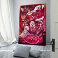 thumbnail image 3 of Hazbin Hotel Cuadro decorativo colgante - Arte de pared - Póster enmarcado - Decoración de pared - Regalos para familia, amigos y aficionados 40*60 cm, 3 of 6