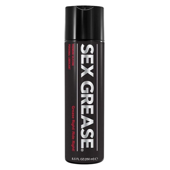 Sex Grease Premium Silicone Based Personal Lubricant, 8.5 oz