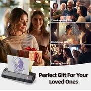 Wireless Bluetooth Tattoo Printer Machine, Inkless Stencil Machine for Tattooing, Tattoo Transfer Stencil Printer, 2500mAh Temporary Thermal Copier Machine for Tattoo Artists & Beginners
