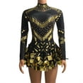 thumbnail image 6 of Mirror Sequins Dress Long Sleeve Short Dress Dance Dress Nightclub Performances Clothes, 6 of 19