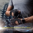 thumbnail image 4 of Guantes de entrenamiento para levantamiento de pesas, guantes de gimnasio con muñequera para hombres y mujeres, protección completa de la palma, para levantamiento de pesas, entrenamiento, fitness, ejercicio colgante, dominadas Zhivalor CZYD-ZC136-1, 4 of 5