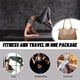 thumbnail image 4 of Bolsa de viaje tipo tote para mujer con funda para carrito y bolsillo impermeable | Bolsa de gimnasio impermeable para entrenar y llevar contigo | Diseño multicompartimento para portátil de 15,6" |, 4 of 8