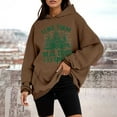 thumbnail image 2 of WEAIXIMIUNG Custom Sweatshirt Front and Back Ladies Christmas Series Printed Sports Hooded Long Sleeve Hoodie Lady, 2 of 4