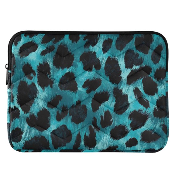 ALAZA Green Leopard Pattern Laptop Sleeve Case for 13-14 Inch Computer Cover Bag Medium