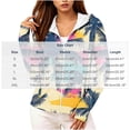 thumbnail image 2 of cocolona Womens Zipper Hoodies Long Sleeve Thumb Hole Printed Sweatshirts Casual Beach Vacation Sun Protection Tops, 2 of 5