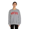 thumbnail image 4 of Montauk New York Sweatshirt Gifts Crew Neck Shirt Long Sleeve Unisex, 4 of 7