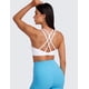 thumbnail image 4 of Sostén CRZ YOGA Butterluxe sin varillas, cuello alto, blanco, talla L, 4 of 6