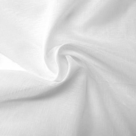 - Sheer Voile Faux Linen Fabric Gasa 118