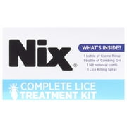 Nix Complete Lice Treatment Kit, Lice Treatment for Hair, Lice Spray for Home, Lice Comb