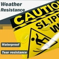 thumbnail image 3 of 4Pcs Caution Floor Slippery When Wet Signs 5x8inch Vinyl Wet Floor Signs Be Careful Watch Your Step Sign Sticker, 3 of 6