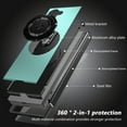 thumbnail image 5 of for Samsung Galaxy Z Fold 5 Case , Hinge Protection Case with Front Screen Protector 360°Ring Magnetic Kickstand Protective Shockproof Case for Samsung Galaxy Z Fold 5,Green, 5 of 16