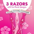 thumbnail image 4 of BIC Soleil 3 Simply Women's Disposable Razors, 3 Blades, 3 Count, 4 of 9