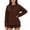 Brown#9527, variant on BOOMNY Womens 2 Peice Sets Striped Long Sleeve Tops Shorts Outfits for Women Summer Casual Matching Sets