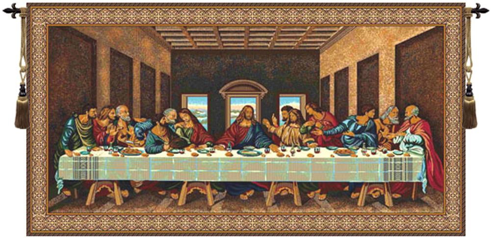 The Last Supper V Tapestry Wall Hanging A - H 50 x W 100 Wall ...