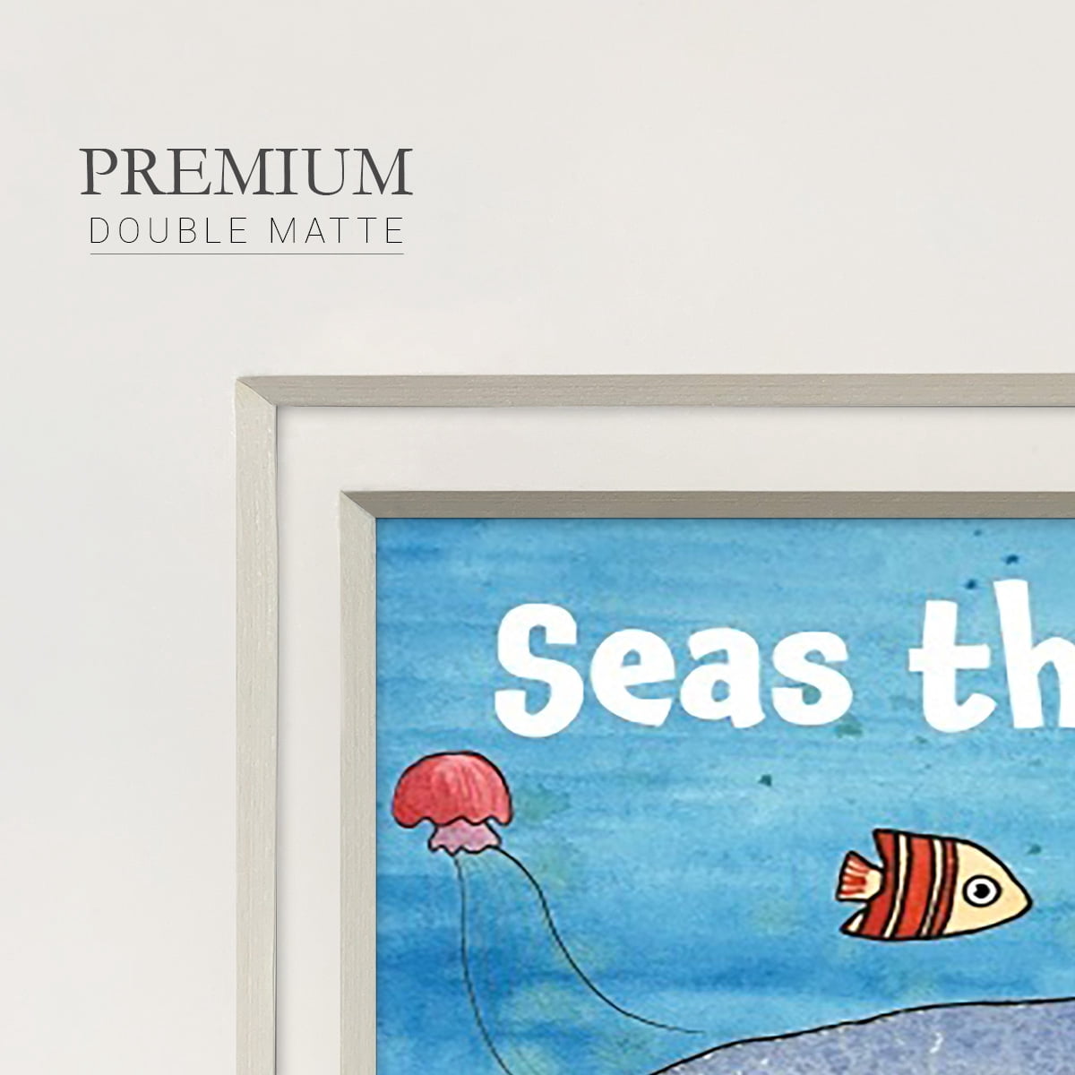 Cute Sea Creatures IIPremium Framed Print