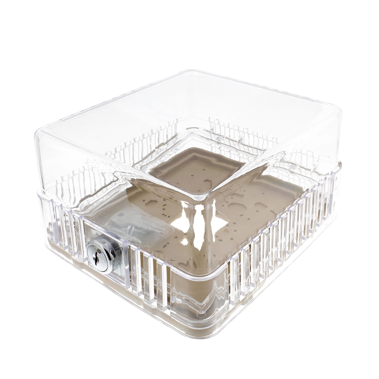 BISupply AC Thermostat Cover with Lock AC Thermostat Lock Box Cover