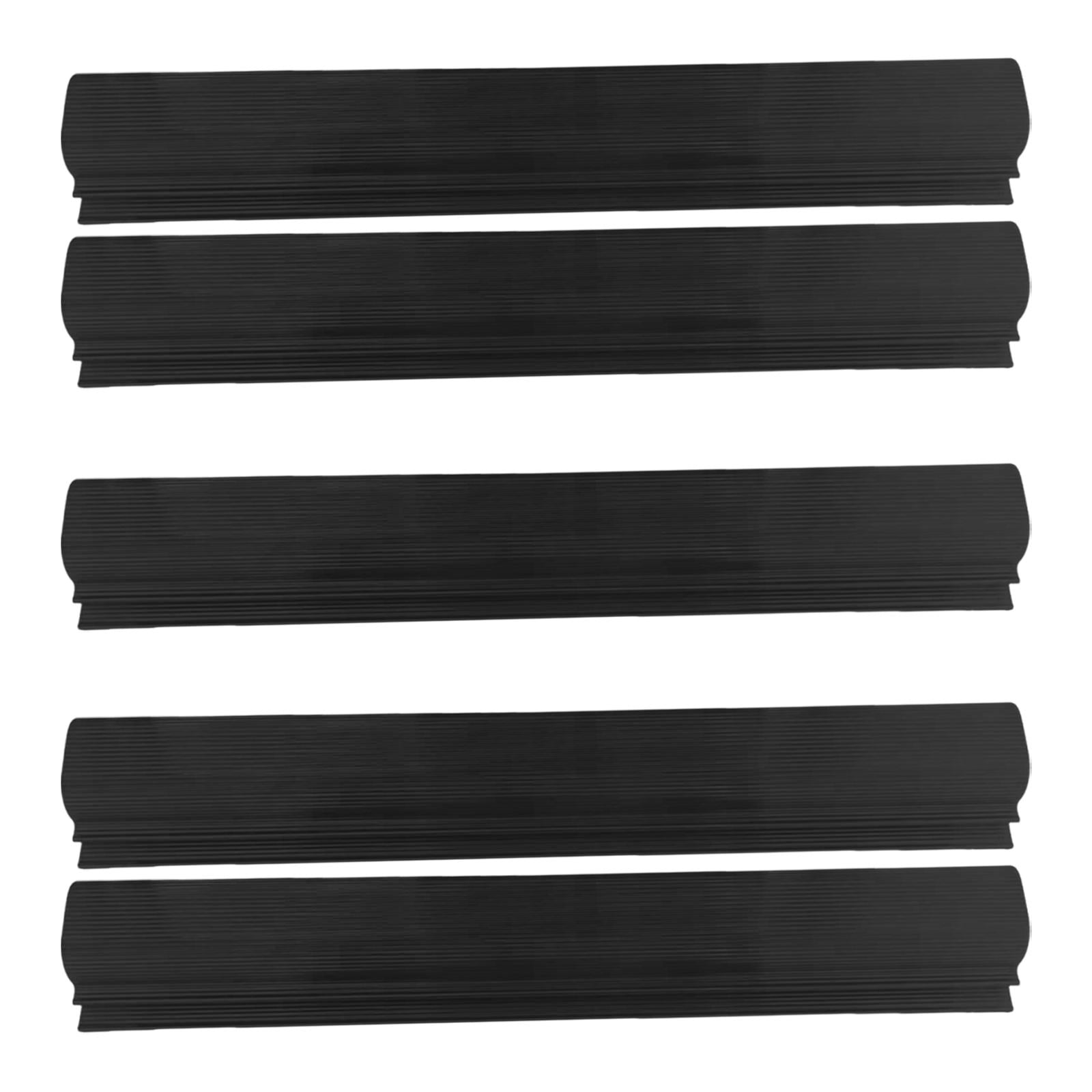 Wzmzjy 5Pcs Under Desk Cable Management Shelf Computer Desk Cord Holder for Bedroom Black