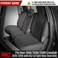 thumbnail image 3 of Fundas de Asiento Rough Country 91029 para Ram 1500 Crew Cab 2009 a 2018 Neopreno Filas Completas, 3 of 5