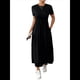 thumbnail image 3 of Vestido Informal de Corta para Mujer, con Bolsillos, Color Negro, Talla L, 3 of 8