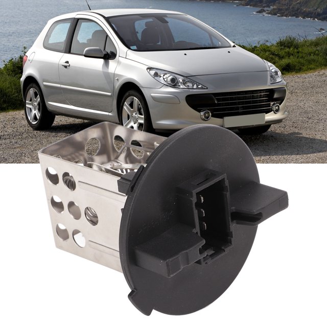AC Blower Resistor, Blower Control Resistor 6445.XE Temperature Control Metal Alloy OEM Standard Durable Cooling Fan Parts High Sensitivity for Automobile