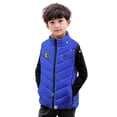 thumbnail image 2 of Gamivast Kids Heated Vest Boys 13 Heating Zones and 5-Levels Sleeveless Warm Quilted Jackets with Zipper Pockets Washable Windproof Zip up Stand Collar Coats USB Xmas Casual Outerwear no Power Bank, 2 of 5