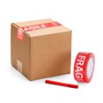 Jibi 1 Roll Fragile Marking Tape Shipping Care Packing Tape Fragile