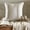 4. Ivory (Pearl Strand), variant on Cream Throw Pillows Cover for Couch, Modern Throw Pillows Cover, 12x12 inch (30x30 cm) Pillow Case, Satin Square Pillows Cover, Patchwork Pillows Cover, Striped - Butterscotch