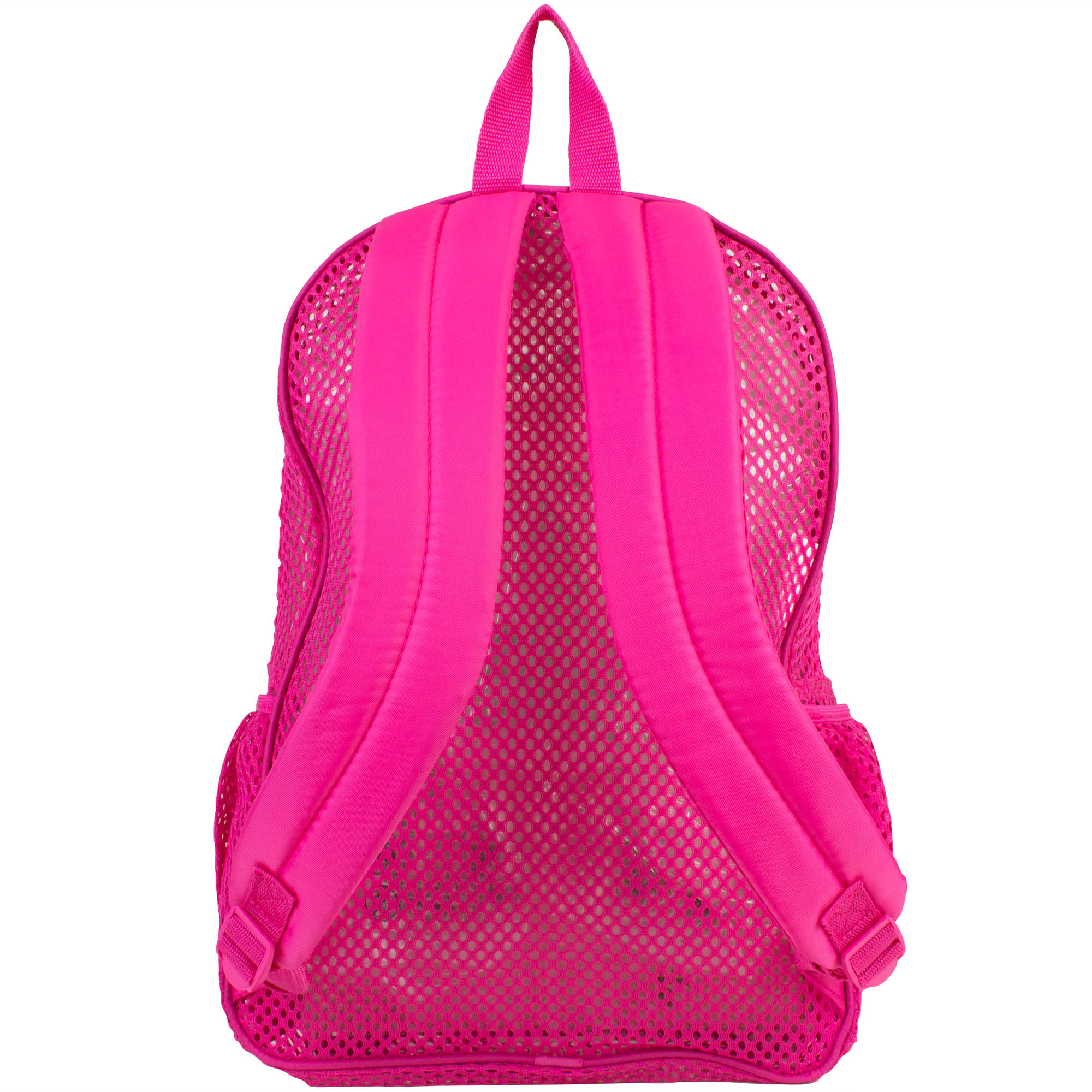Eastsport Mesh Backpack With Adjustable Padded Shoulder Straps, Pink