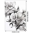 thumbnail image 3 of asddcavvf Black Flowers Blanket Flannel All Season Black Flowers Lightweight Living Room/Bedroom Warming Blanket 70x100cm/100x150cm Bohemian Blankets and Throws, 3 of 7