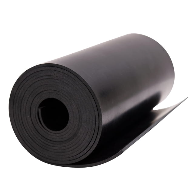 Lámina de goma RAPOLL de neopreno macizo de 3 mm de grosor, 25 cm de ancho x 3 m de largo