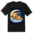 thumbnail image 2 of Plus Size Shirt for Women Black Tops for Women Oversized Short Sleeves Shirt for Women Cute Puppy T Shirt Crewneck Shirt for Women XL, 2 of 5