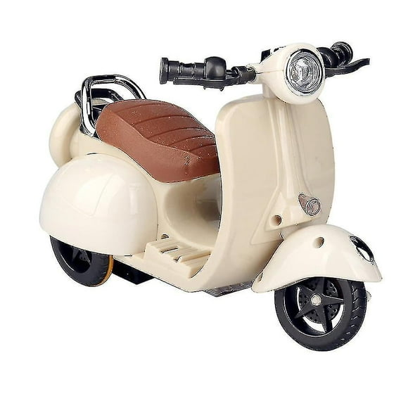 Voiture Moto Électrique Jouet avec Lumière et Musique, Modèle de Moto Cascade à Rotation 360 pour Garçons Filles
